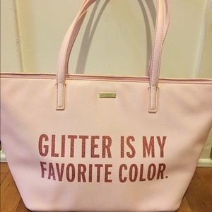 Kate Spade Glitter Is My Favorite Color Tote